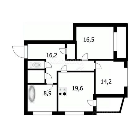 Продажа 3-комнатной квартиры 84,2 м², 4/9 этаж