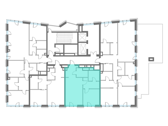 Продажа 1-комнатной квартиры 60,6 м², 6/9 этаж