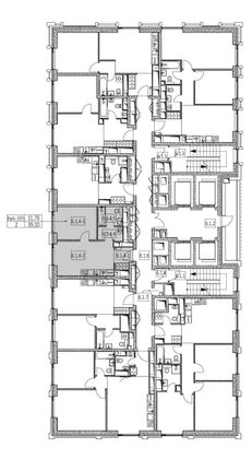 Продажа 1-комнатной квартиры 39,4 м², 51/52 этаж