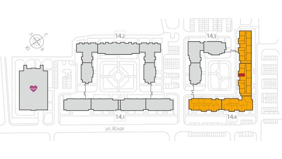 25,3 м², студия, 3/8 этаж