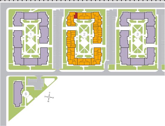 58,5 м², 2-комн. квартира, 2/4 этаж