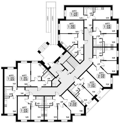 35 м², 1-комн. квартира, 1/3 этаж