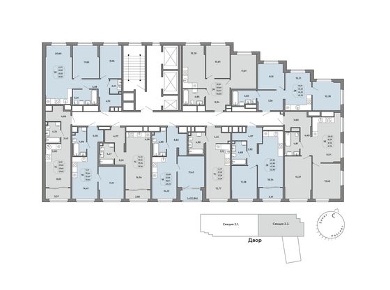 Продажа 1-комнатной квартиры 35,6 м², 16/32 этаж