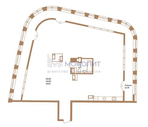 Продажа многокомнатной квартиры 167,2 м², 15/17 этаж