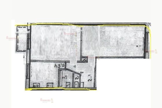 Продажа 2-комнатной квартиры 45 м², 3/5 этаж