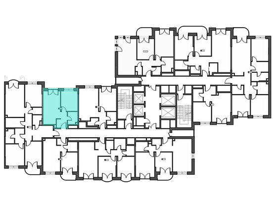 Продажа 1-комнатной квартиры 38,3 м², 22/28 этаж