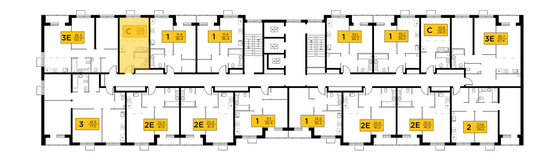 Продажа квартиры-студии 24 м², 17/17 этаж