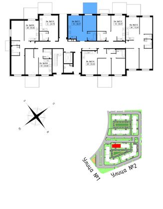 Продажа 1-комнатной квартиры 38,5 м², 1/5 этаж