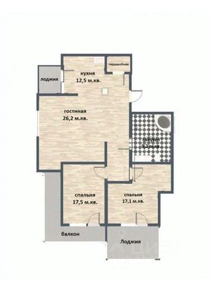 Продажа 3-комнатной квартиры 98,9 м², 5/22 этаж