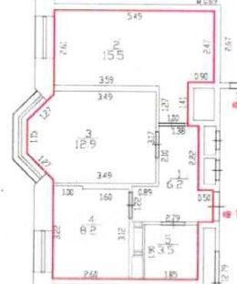 Продажа 2-комнатной квартиры 46,3 м², 7/24 этаж