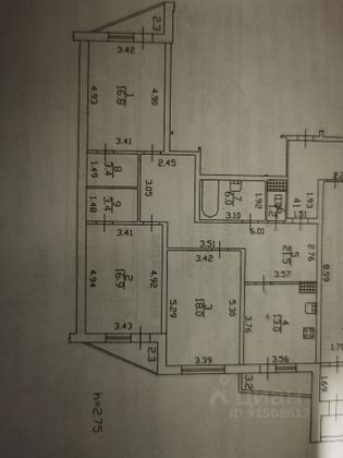 Продажа 3-комнатной квартиры 101,3 м², 9/24 этаж