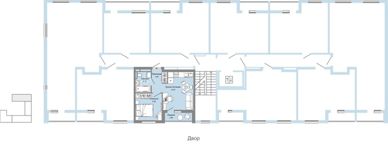 Продажа 2-комнатной квартиры 34 м², 7/9 этаж