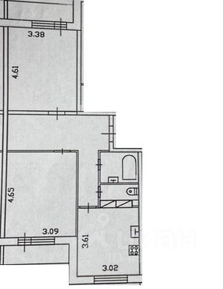 Продажа 2-комнатной квартиры 60 м², 10/14 этаж