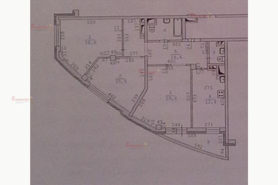 Аренда 2-комнатной квартиры 85,6 м², 4/25 этаж