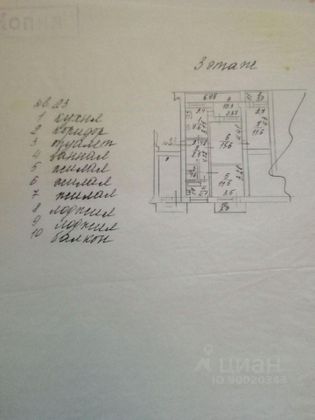 Продажа 3-комнатной квартиры 76 м², 3/3 этаж