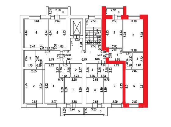 Продажа 2-комнатной квартиры 54,8 м², 3/9 этаж