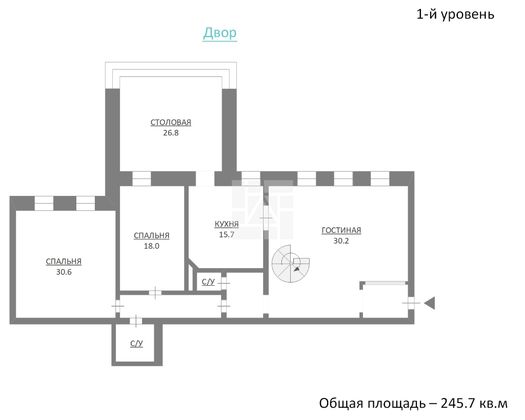 Продажа многокомнатной квартиры 245,7 м², 6/7 этаж