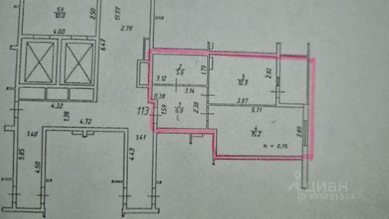 Продажа 1-комнатной квартиры 38,6 м², 12/17 этаж