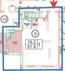 Продажа 3-комнатной квартиры 76 м², 22/37 этаж