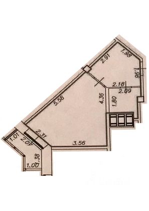 Продажа квартиры-студии 30,5 м², 16/21 этаж