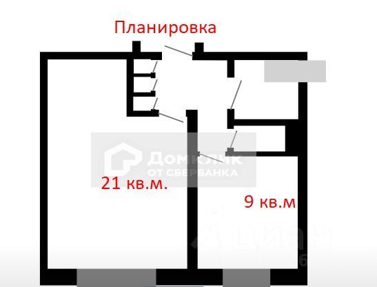 Продажа 1-комнатной квартиры 39 м², 3/12 этаж