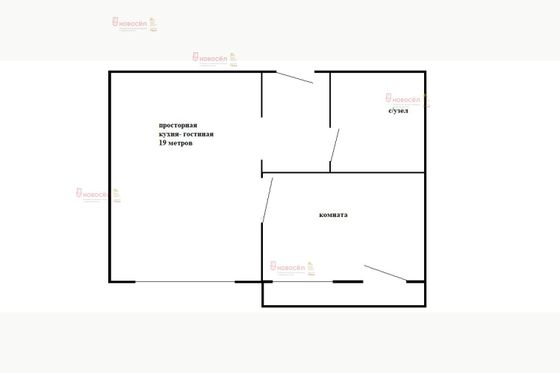 Продажа 1-комнатной квартиры 39 м², 4/4 этаж