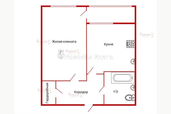 Продажа 1-комнатной квартиры 39 м², 15/15 этаж