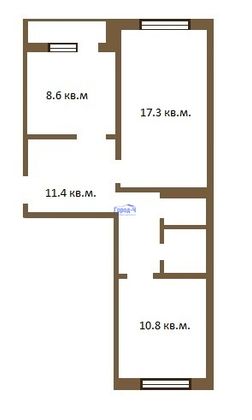 Продажа 2-комнатной квартиры 53,3 м², 5/5 этаж