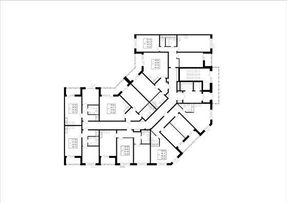 Продажа 1-комнатной квартиры 57,3 м², 13/13 этаж