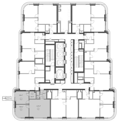 Продажа 2-комнатной квартиры 55,4 м², 47/53 этаж