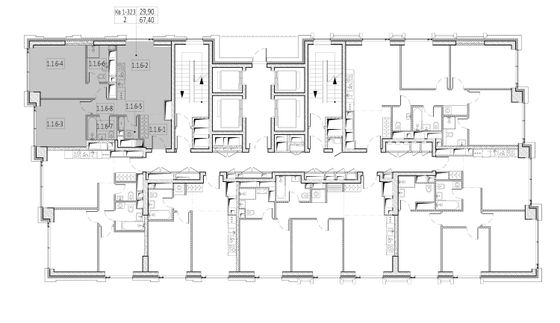 Продажа 2-комнатной квартиры 68 м², 49/52 этаж