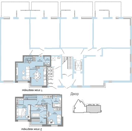 Продажа 3-комнатной квартиры 91 м², 1/6 этаж