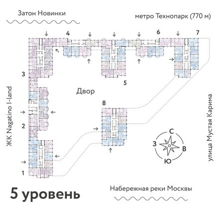 Продажа 3-комнатной квартиры 66,9 м², 5/20 этаж