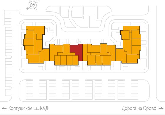 74,3 м², 3-комн. квартира, 2/8 этаж