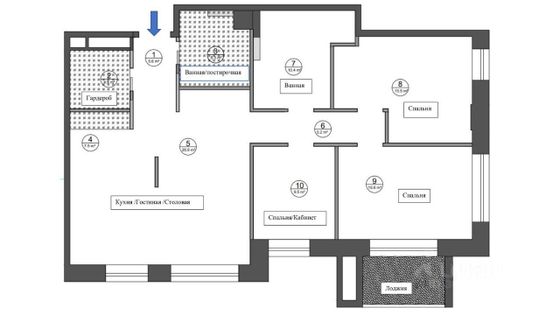 Продажа 4-комнатной квартиры 112 м², 16/32 этаж