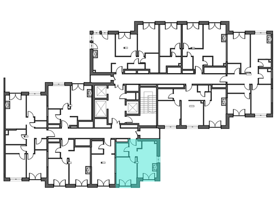 Продажа 1-комнатной квартиры 39,1 м², 19/21 этаж