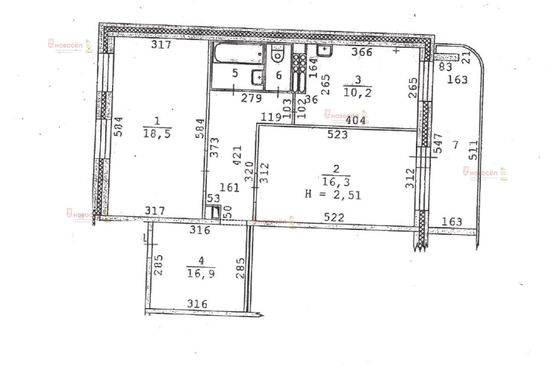 Продажа 2-комнатной квартиры 65 м², 2/12 этаж