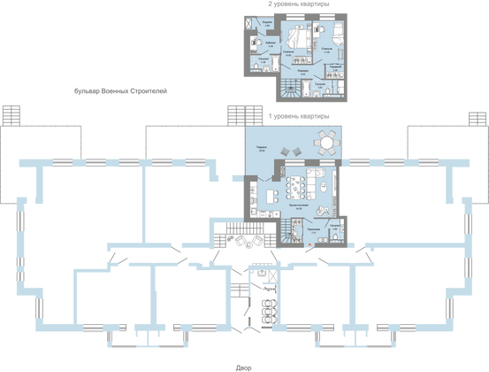 Продажа 3-комнатной квартиры 98 м², 1/4 этаж