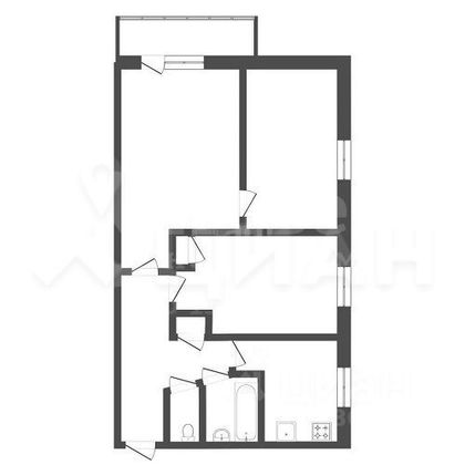 Продажа 3-комнатной квартиры 53 м², 5/5 этаж