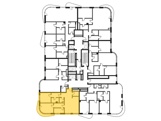 Продажа 2-комнатной квартиры 101,2 м², 4/14 этаж