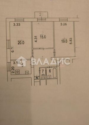 Продажа 3-комнатной квартиры 77,5 м², 4/4 этаж