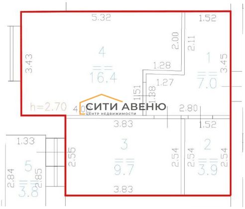 Продажа 1-комнатной квартиры 37 м², 6/8 этаж