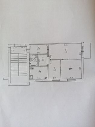 Продажа 2-комнатной квартиры 47,4 м², 3/3 этаж