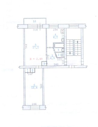 Продажа 2-комнатной квартиры 45,3 м², 4/5 этаж