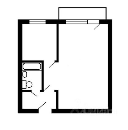 Продажа 1-комнатной квартиры 32 м², 6/9 этаж