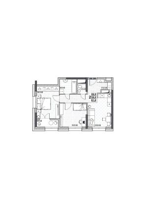 Продажа 2-комнатной квартиры 61,8 м², 14/24 этаж