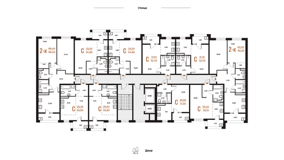 Продажа квартиры-студии 35,1 м², 4 этаж