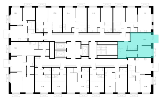 Продажа 1-комнатной квартиры 39,4 м², 17/24 этаж