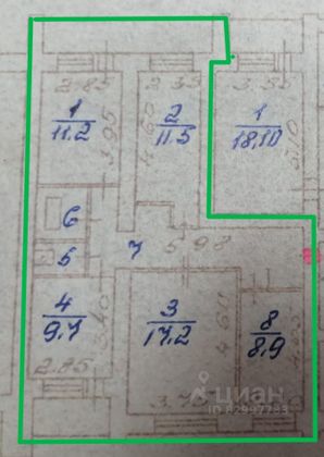 Продажа 4-комнатной квартиры 77,4 м², 3/8 этаж