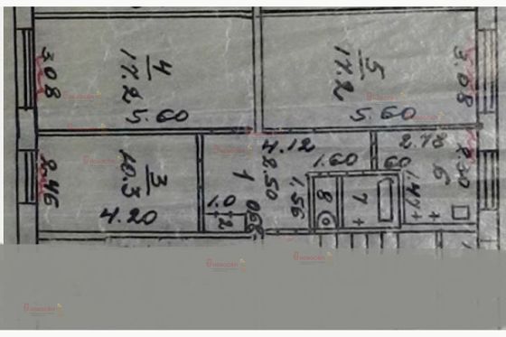 Аренда 3-комнатной квартиры 61 м², 1/5 этаж